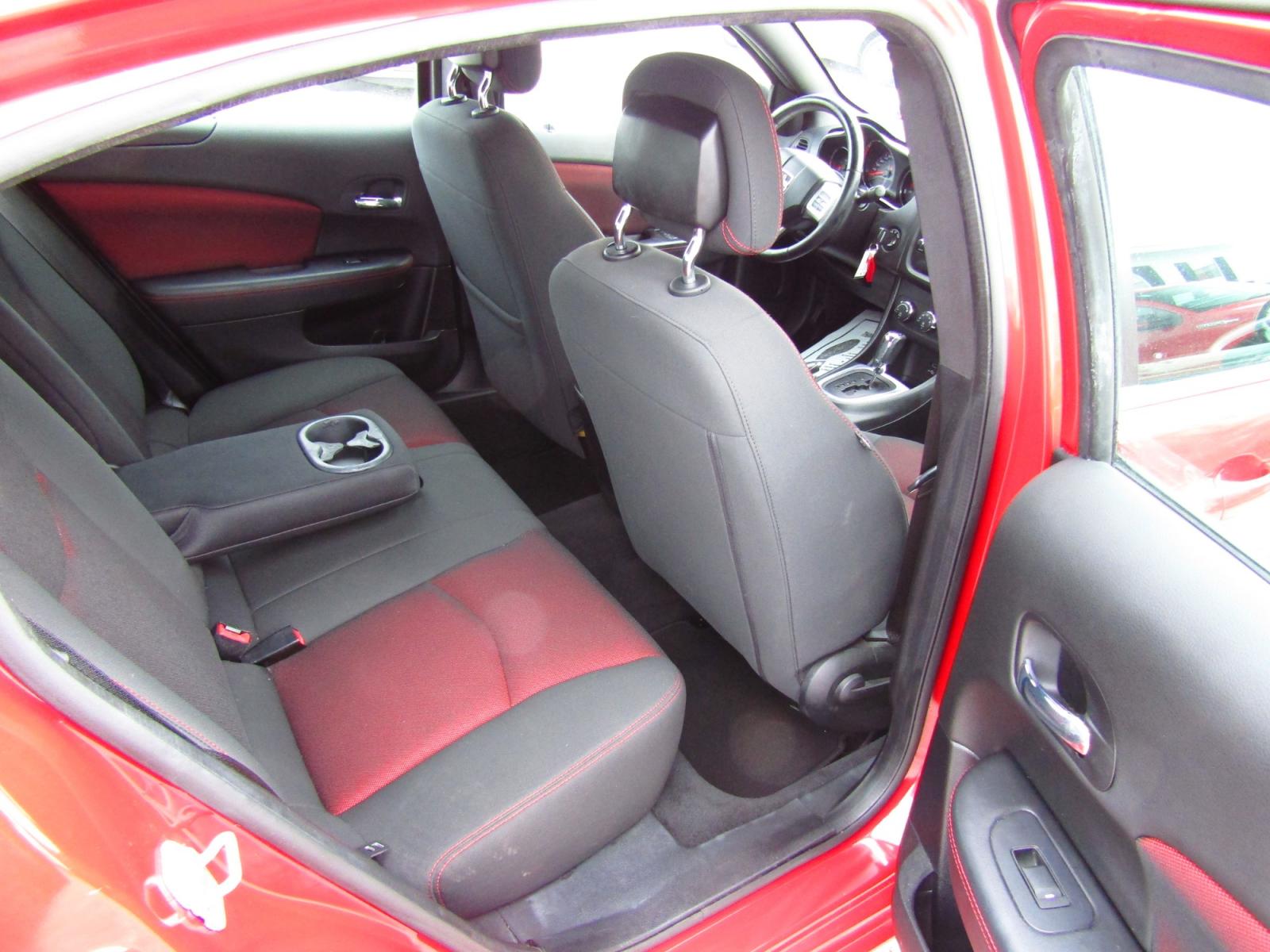2012 Red Dodge Avenger SXT (1C3CDZEG1CN) with an 3.6L V6 DOHC 24V engine, Automatic transmission, located at 15016 S Hwy 231, Midland City, AL, 36350, (334) 983-3001, 31.306210, -85.495277 - Photo #6